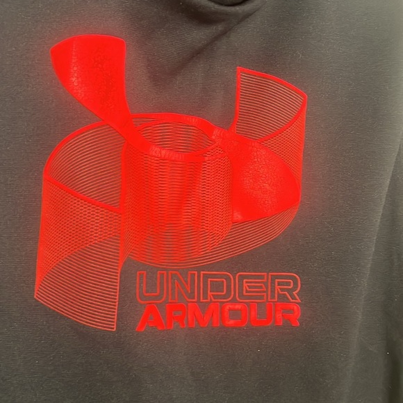 Under Armour Black and Red Hoodie - Picture 4 of 6